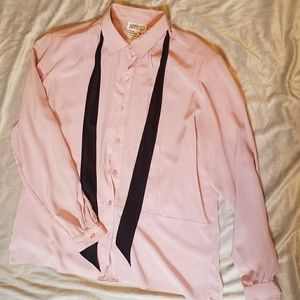 VINTAGE BLOUSE WITH REMOVABLE TIE